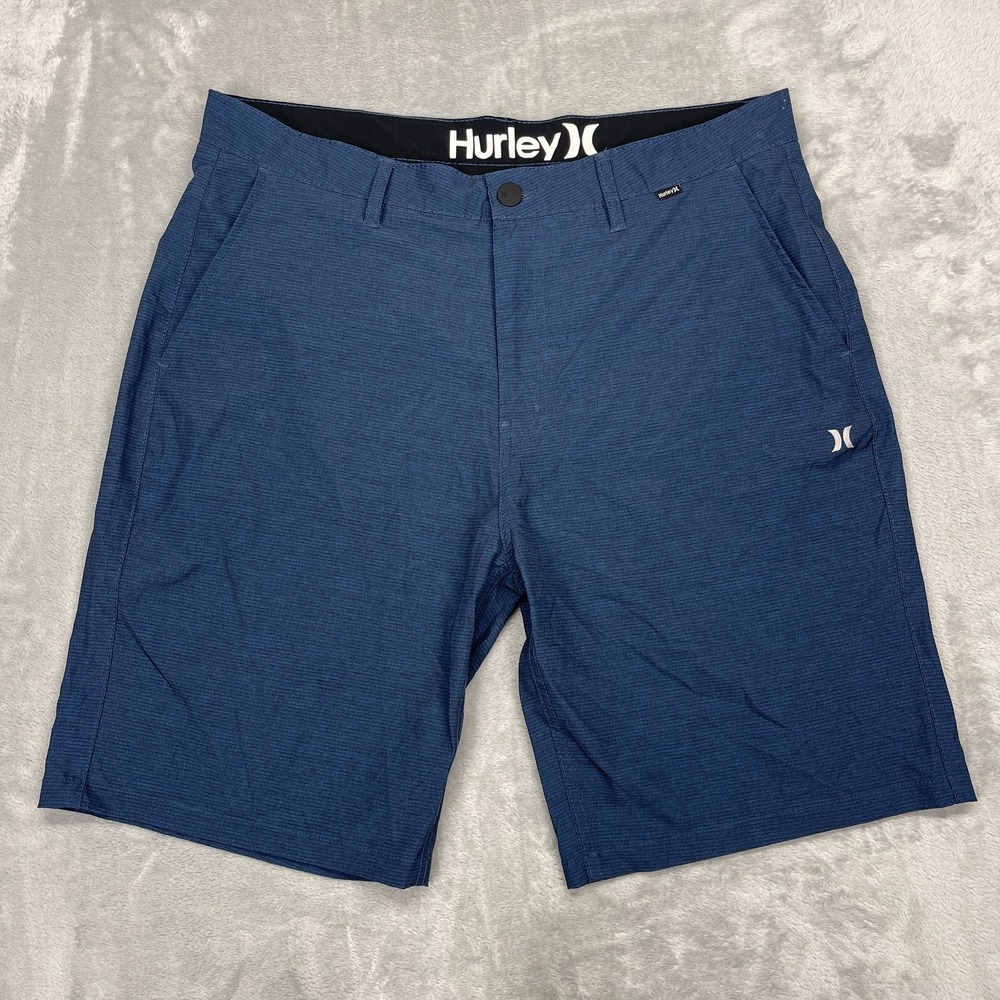 Hurley Shorts Mens 38 Blue Mesh Lined Board Surf Surfing Water Polo‎ Swimwear